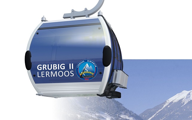 Nieuwe gondellift Grubig II in Lermoos.