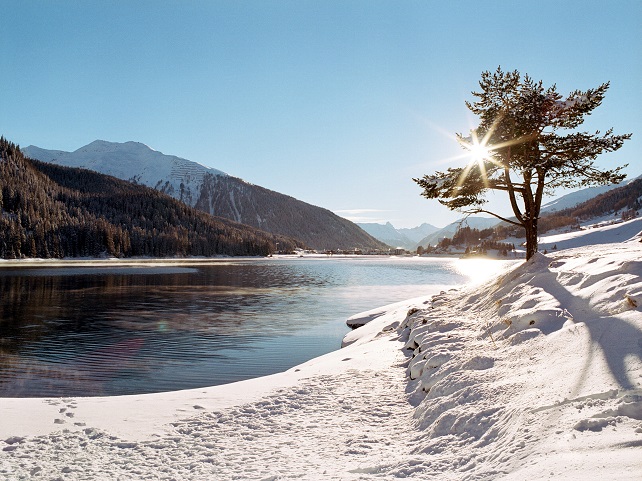 Davos: Winter am Davoser See